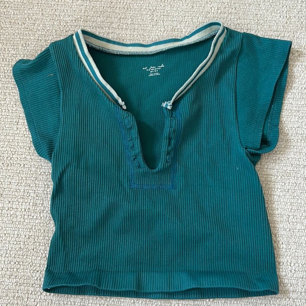 Urban Out from under go for gold seamless top
